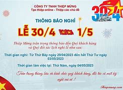 Lịch Nghỉ 30 4 Và 1 5 2024 Học Sinh