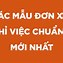 Viết Lí Do Xin Nghỉ Việc